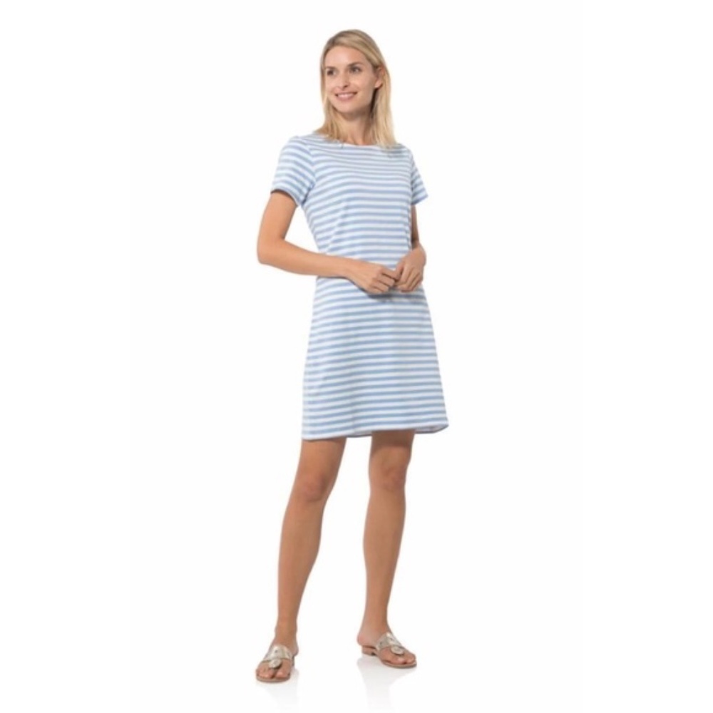 SAIL TO SABLE • Sailor Stripe Knit Shift Dress